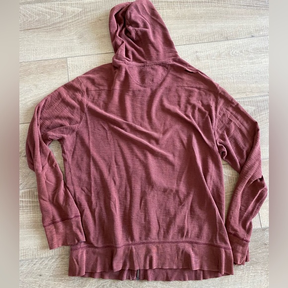 Converse One Star waffle knit zip up hoodie - LARGE - well worn - 2011 - Picture 4 of 10